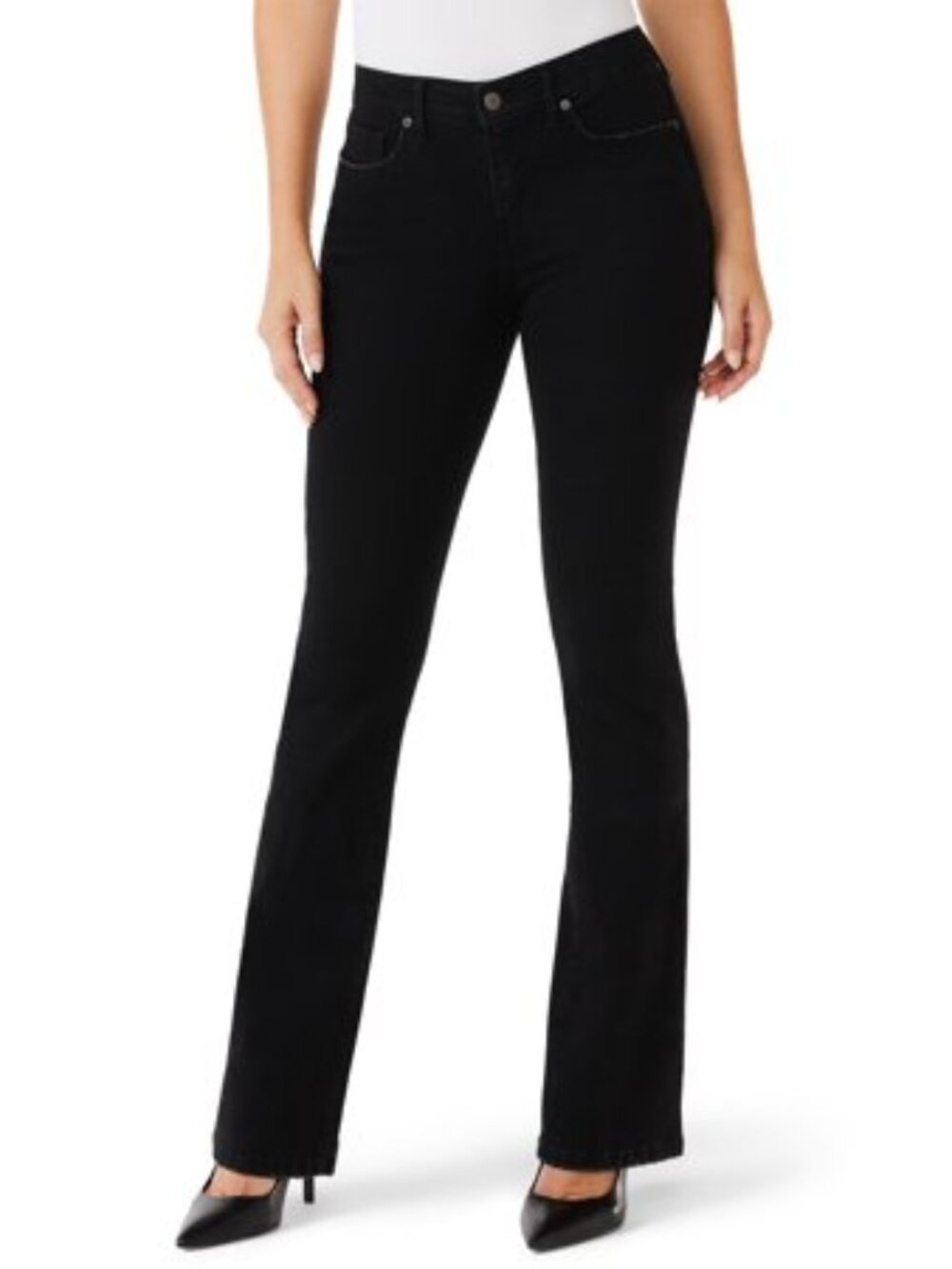 Women's Sofi Vergara Marisol Midride Bootcut Jeans - Black - 18 Short - NWT